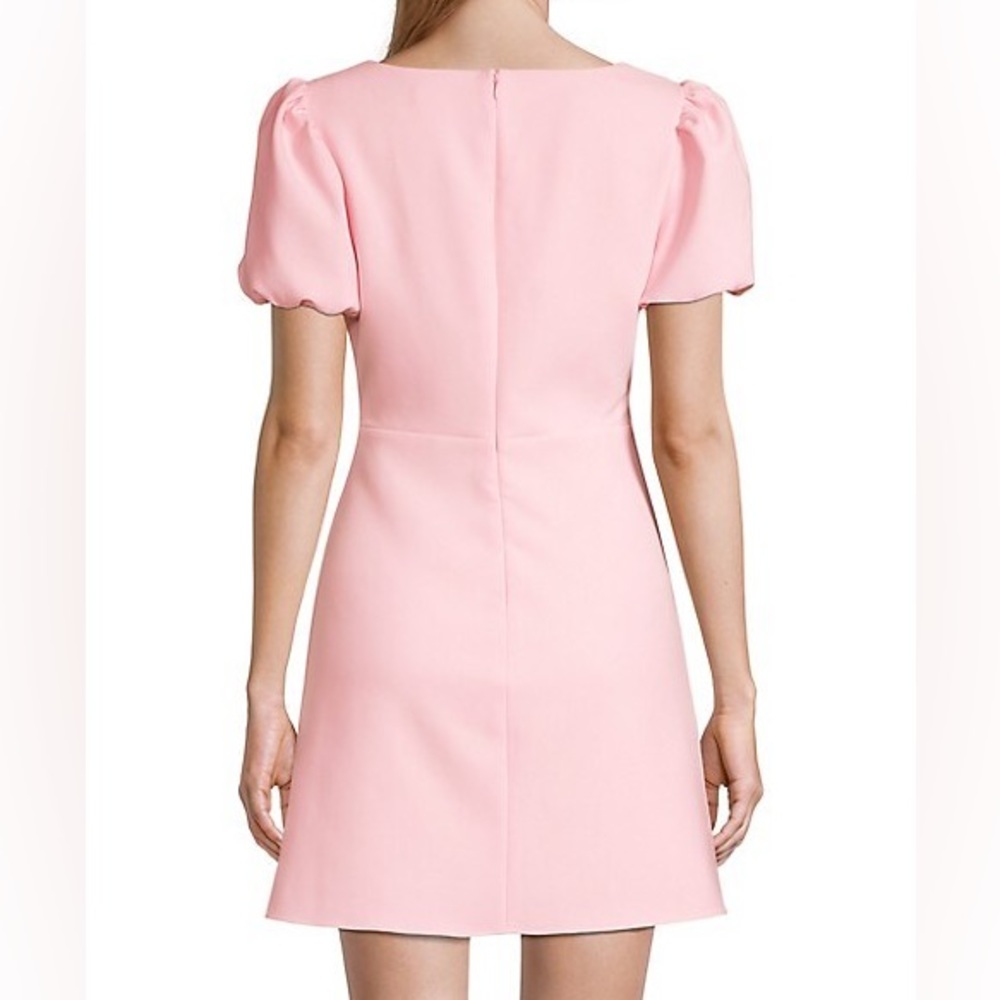 NWT $328 Likely Ilana Dress Rose Shadow pink M 10 8 cut out knot - Picture 3 of 3